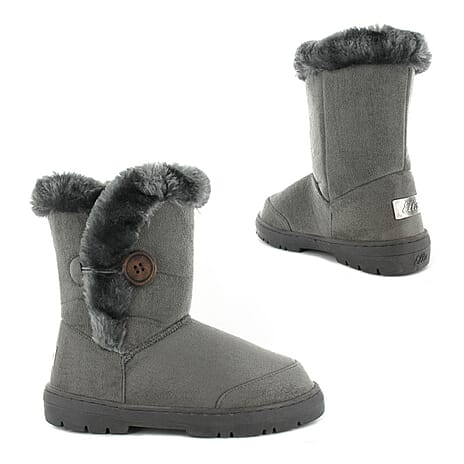 ELLA Nina Boots (Size 3) - Grey