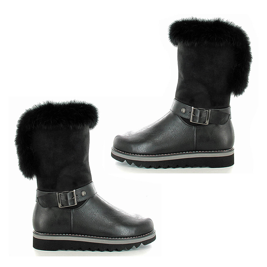 ELLA Olivia Boots (Size 4) - Black