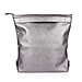 Close Out Metallic Fold Over Clutch Bag (Size 32x25x12 Cm) - Black