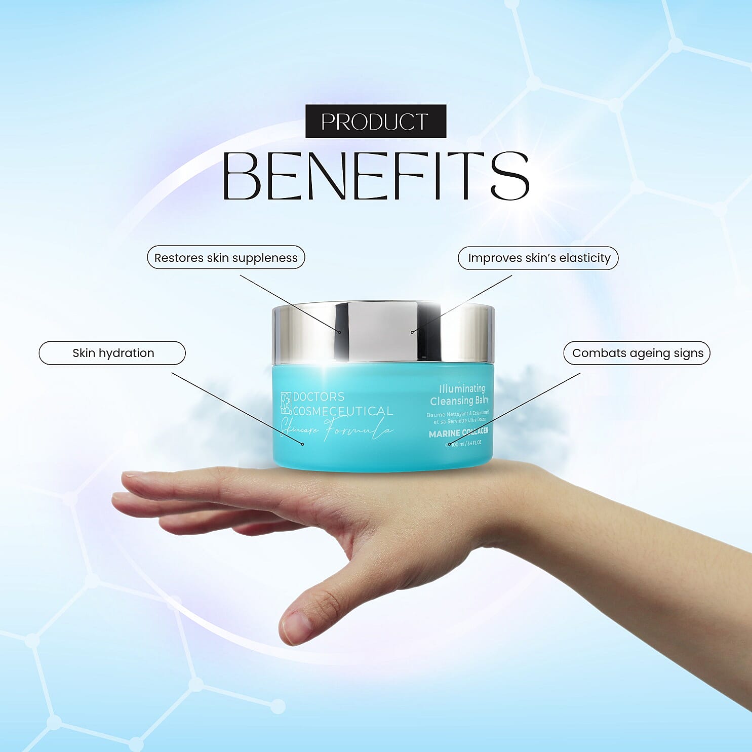 Doctors Formula- Marine Collagen - Illuminating Cleansing Balm - 150ml