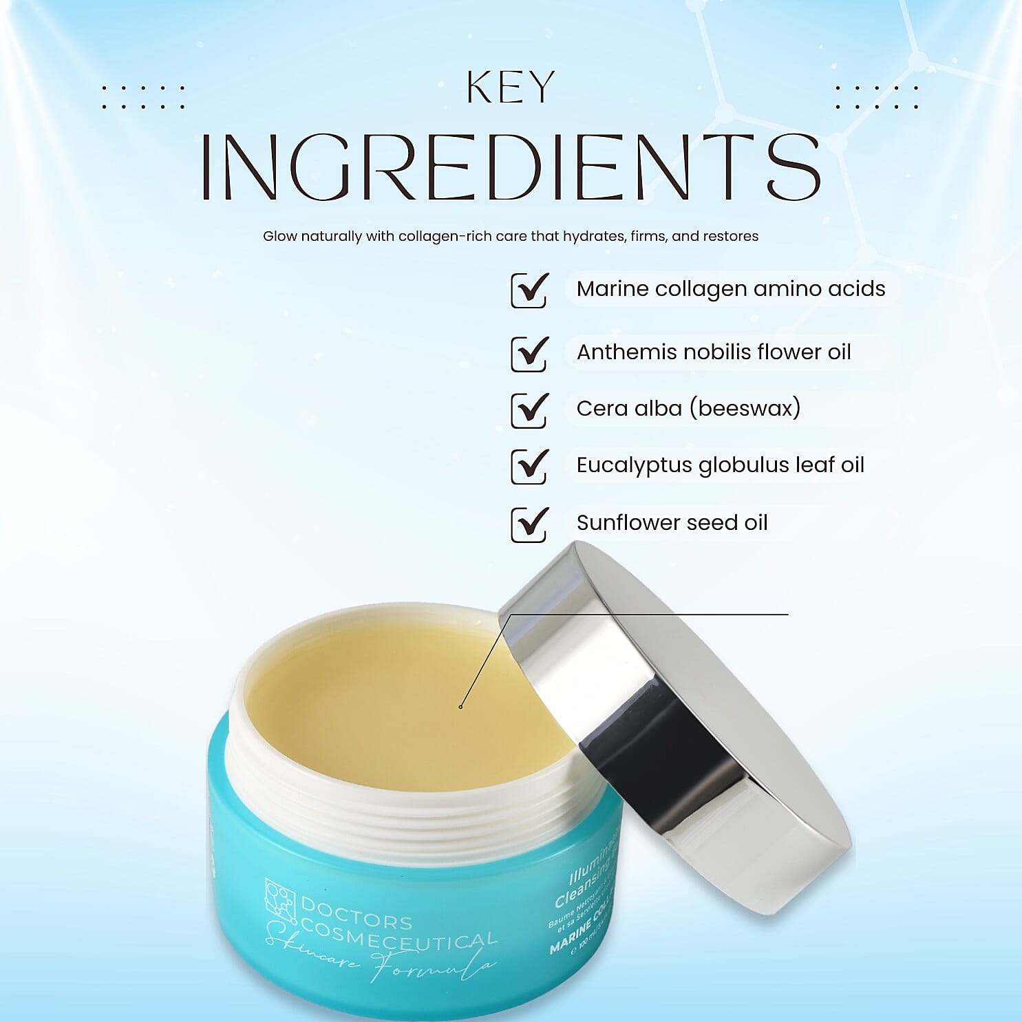 Doctors Formula- Marine Collagen - Illuminating Cleansing Balm - 150ml