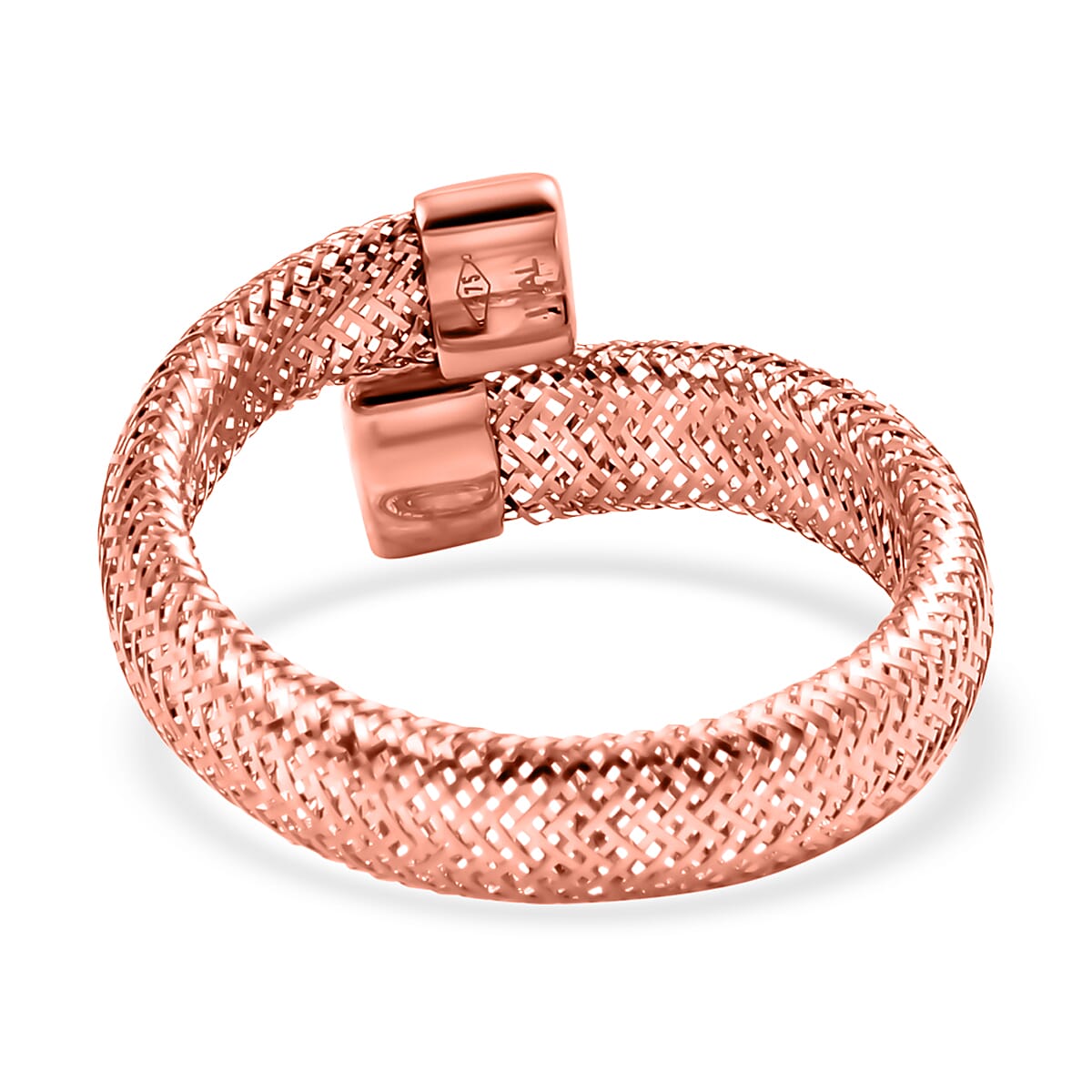 9K Rose Gold Adjustable Ring (Size Medium) (Size K To P)