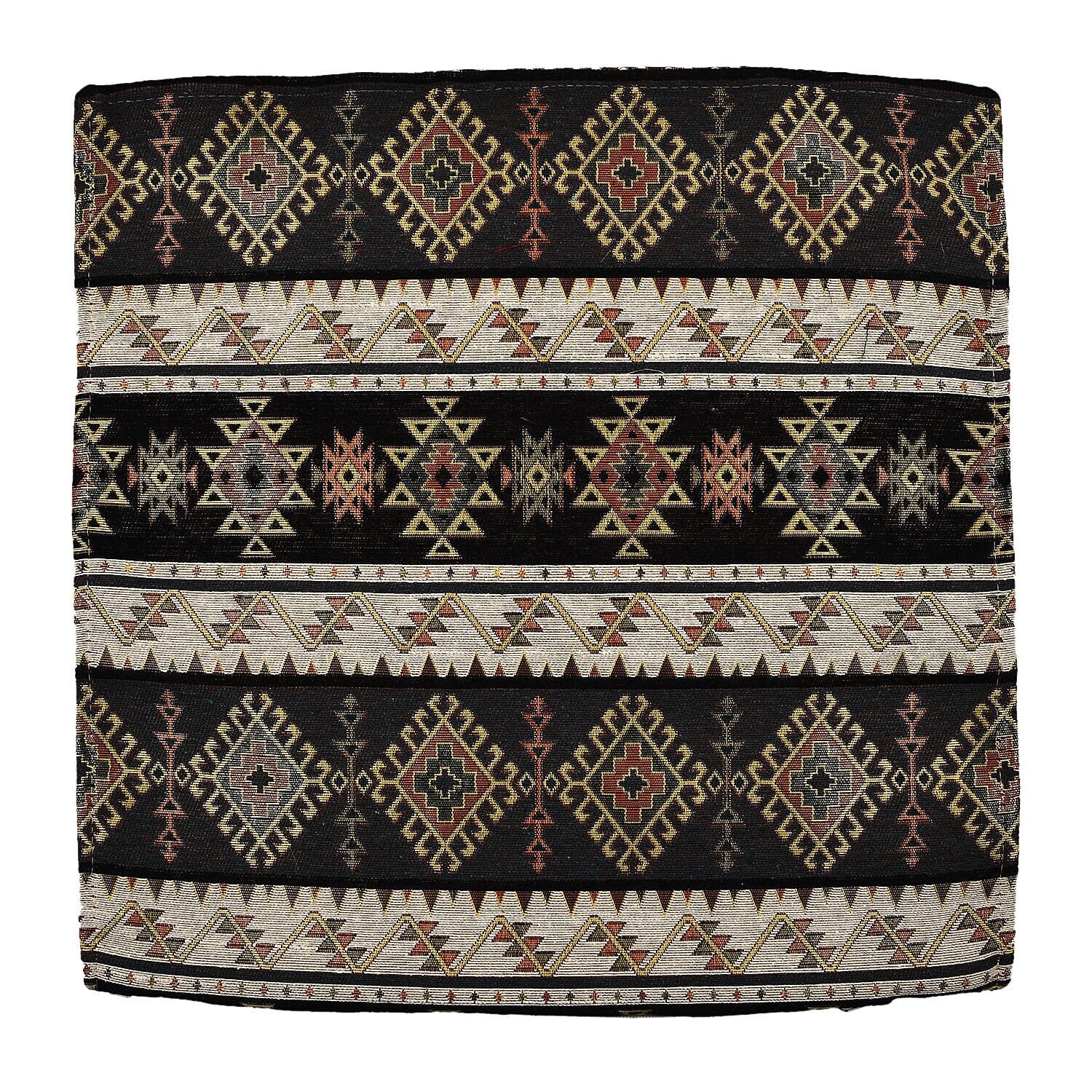 Set of 2 - Authentic Cushion Cover with Scintillating Print (Size 44 cm) - Grey