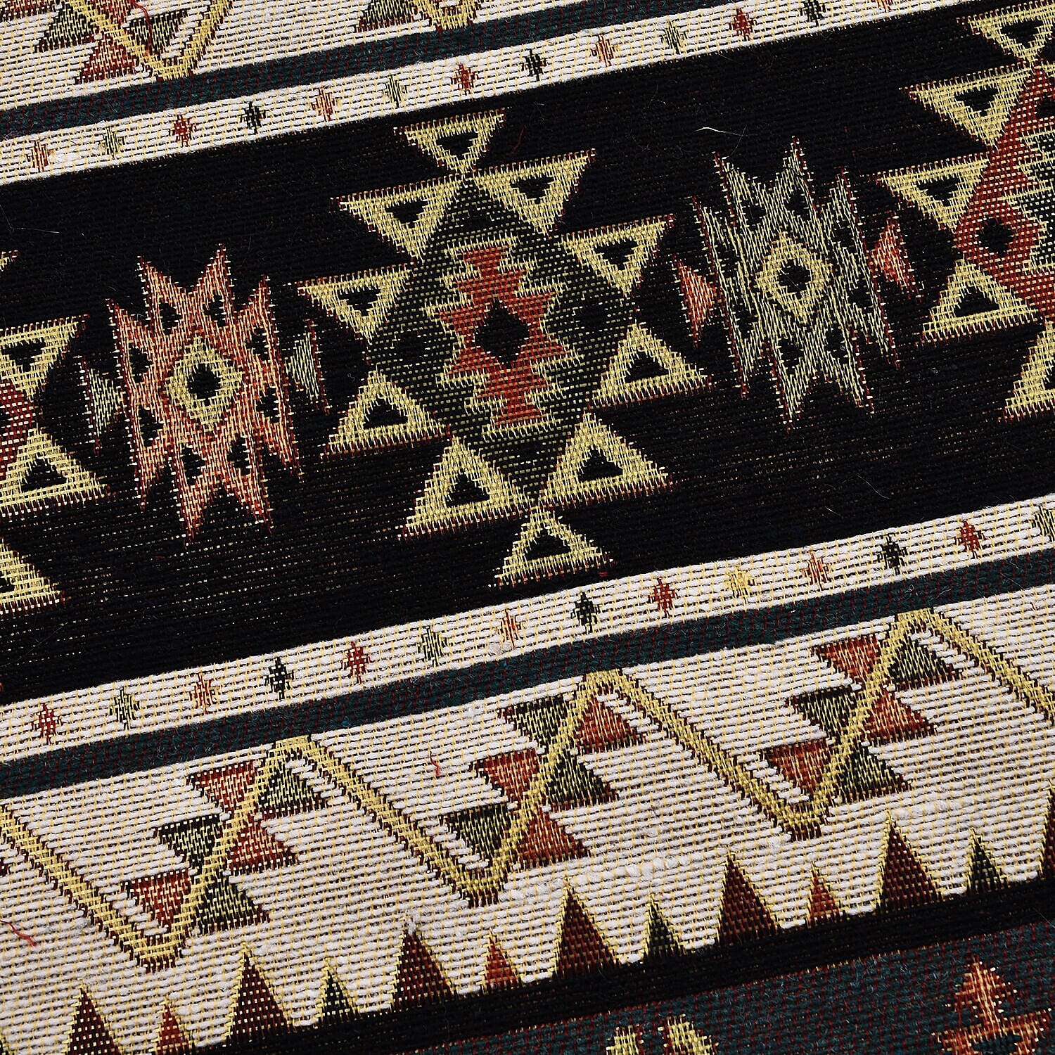 Set of 2 - Authentic Cushion Cover with Scintillating Print (Size 44 cm) - Grey