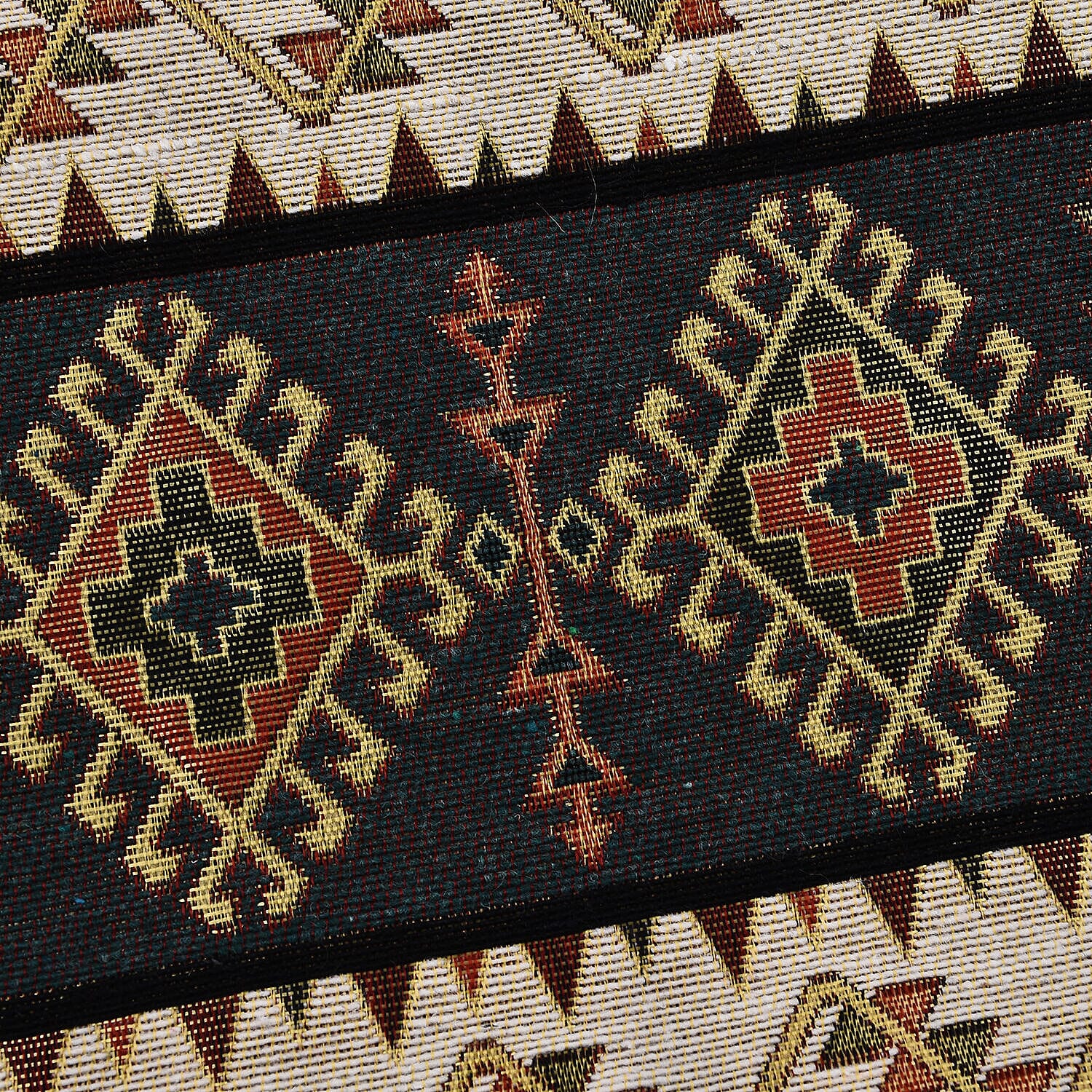 Set of 2 - Authentic Cushion Cover with Scintillating Print (Size 44 cm) - Grey