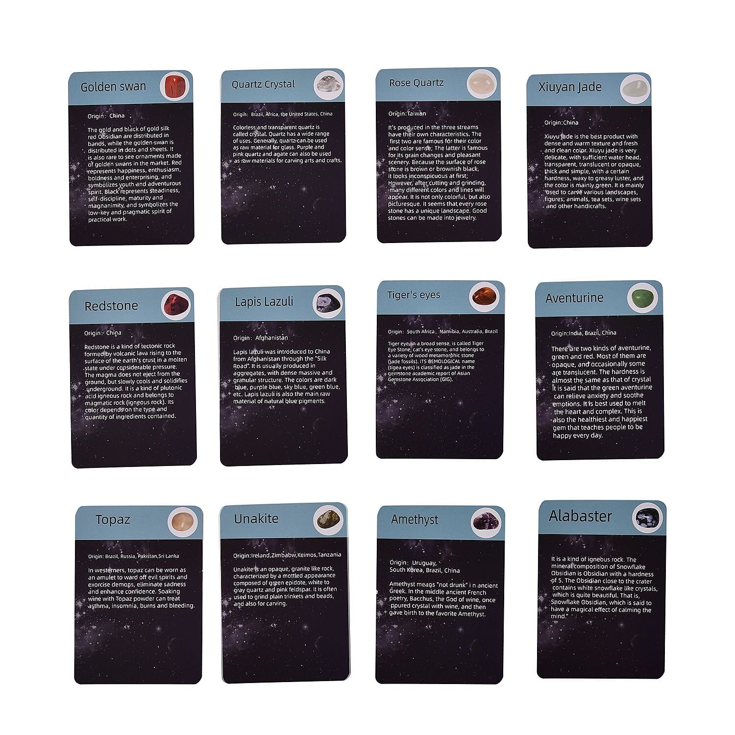 Gem Digging Kit - Gem Archaeology, Large Dig Brick Containing 12 Natural Gemstones, Information Cards, Hammer, Shovel, Brush, Protective Glasses, Storage Bag, Stickers, Magnifying Glass