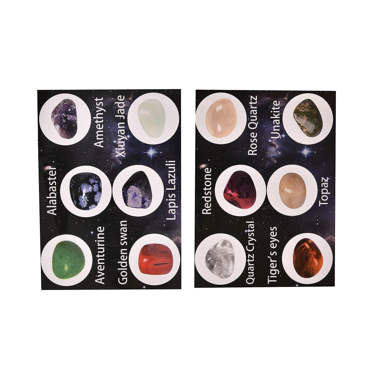 Gem Digging Kit - Gem Archaeology, Large Dig Brick Containing 12 Natural Gemstones, Information Cards, Hammer, Shovel, Brush, Protective Glasses, Storage Bag, Stickers, Magnifying Glass