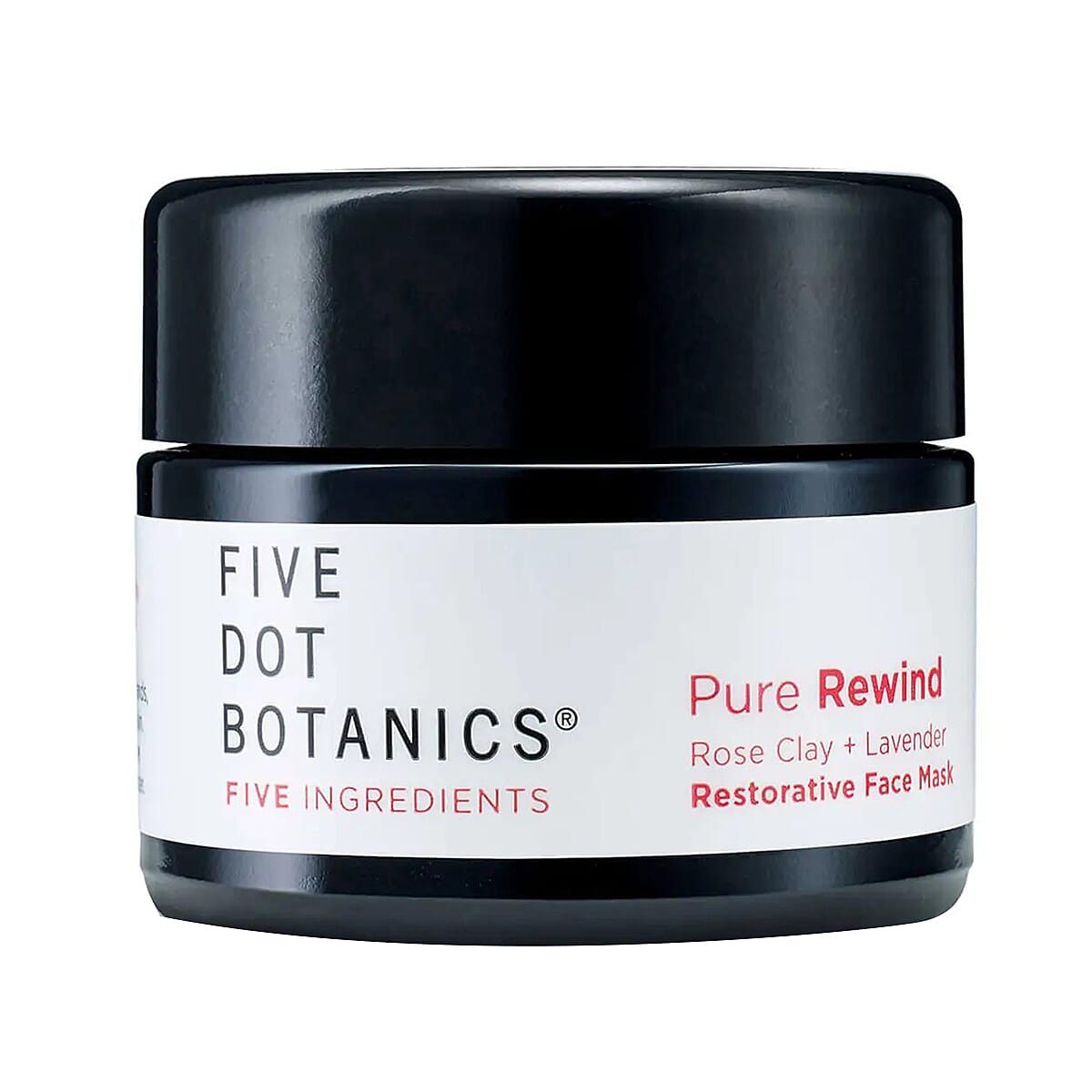 Five Dot Botanics- Pure Rewind Rose Clay - Lavender Restorative Mask 30ml