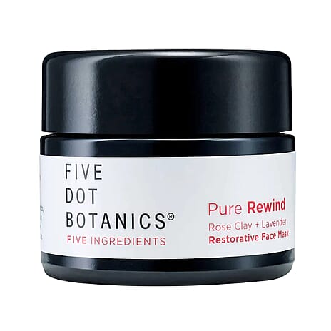 Five Dot Botanics- Pure Rewind Rose Clay - Lavender Restorative Mask 30ml