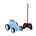 Doorbuster - 27MHZ 4 Channels Remote Control Rotating Stunt Car - Blue