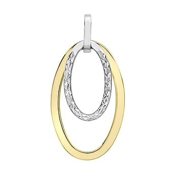 https://tjcuk.sirv.com/Products/71/8/7188541/9K-Two-Colour-Gold-15mm-30mm-Diamond-Cut-Double-Oval-Pendant_7188541.jpg?w=342&h=342