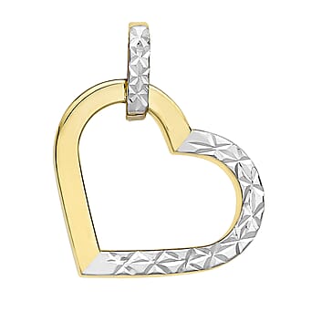 https://tjcuk.sirv.com/Products/71/8/7188548/9K-Two-Colour-Gold-15mm-18mm-Diamond-Cut-Heart-Pendant_7188548.jpg?w=342&h=342
