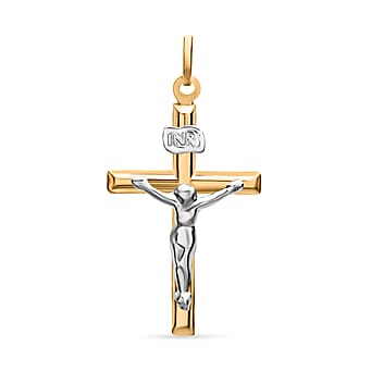 https://tjcuk.sirv.com/Products/71/8/7188552/9K-Two-Colour-Gold-15mm-26mm-Crucifix-Pendant_7188552.jpg?w=342&h=342