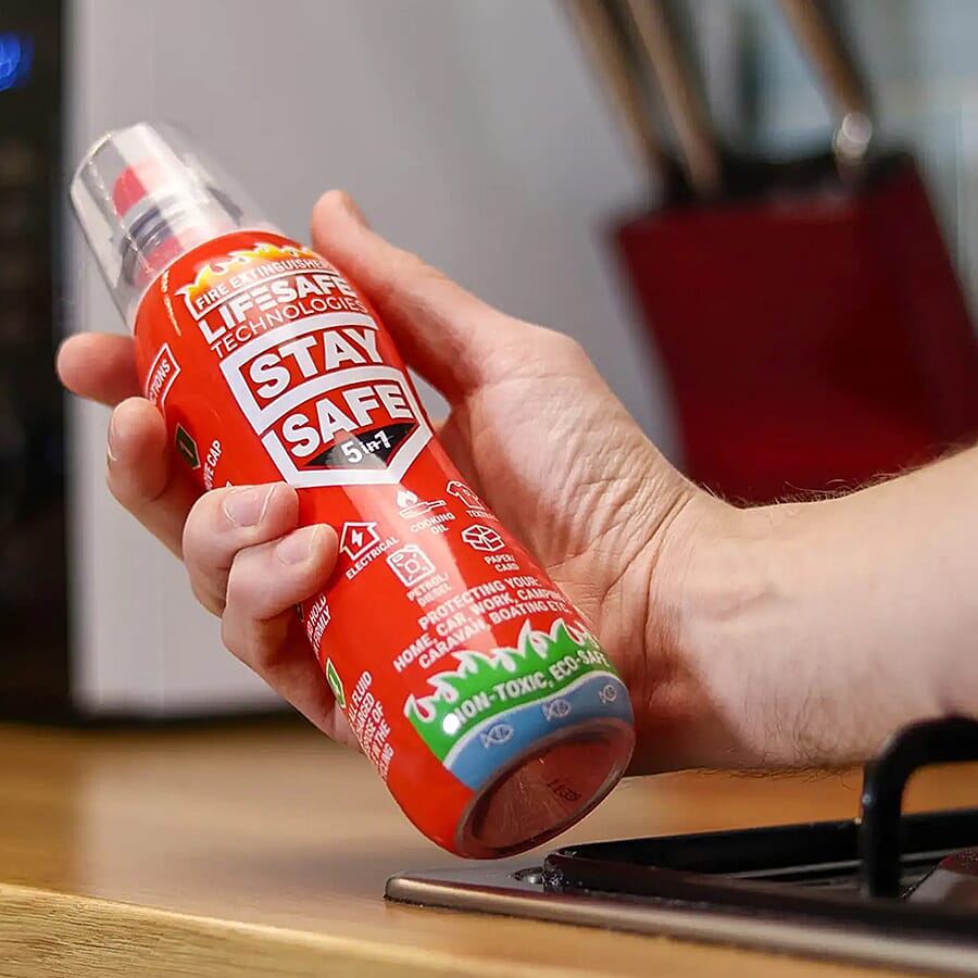 LifeSafe Technologies StaySafe All in 1 Fire Extinguisher - 200ml