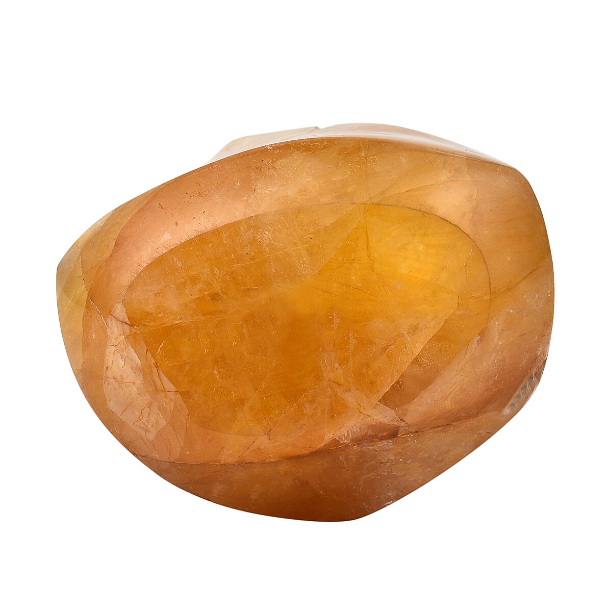 Yellow Hematoid Quartz Flame Figurine 2500-5000 Ct.