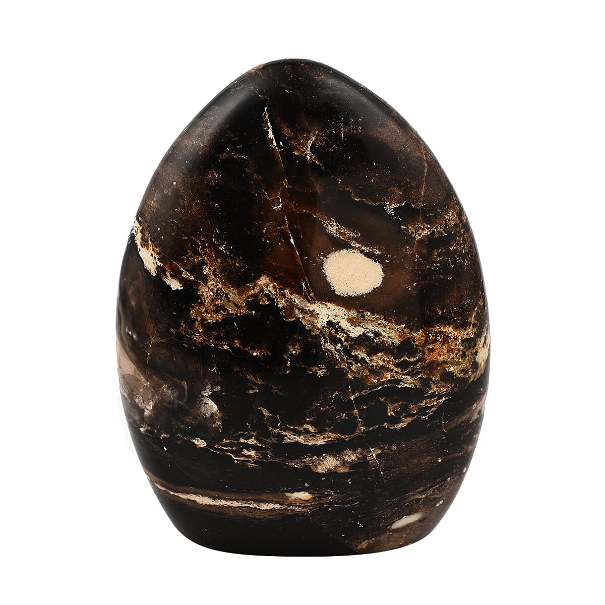 Gem Treasures - Black Opal with Red Dot Free Form 2500-5000 Ct.