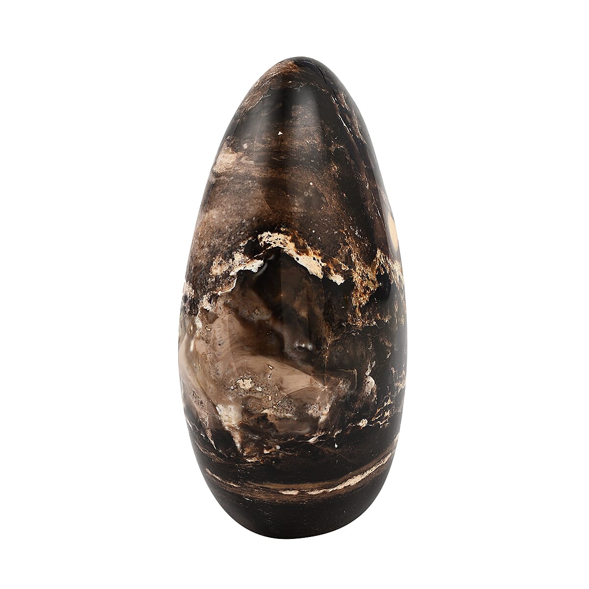 Gem Treasures - Black Opal with Red Dot Free Form 2500-5000 Ct.