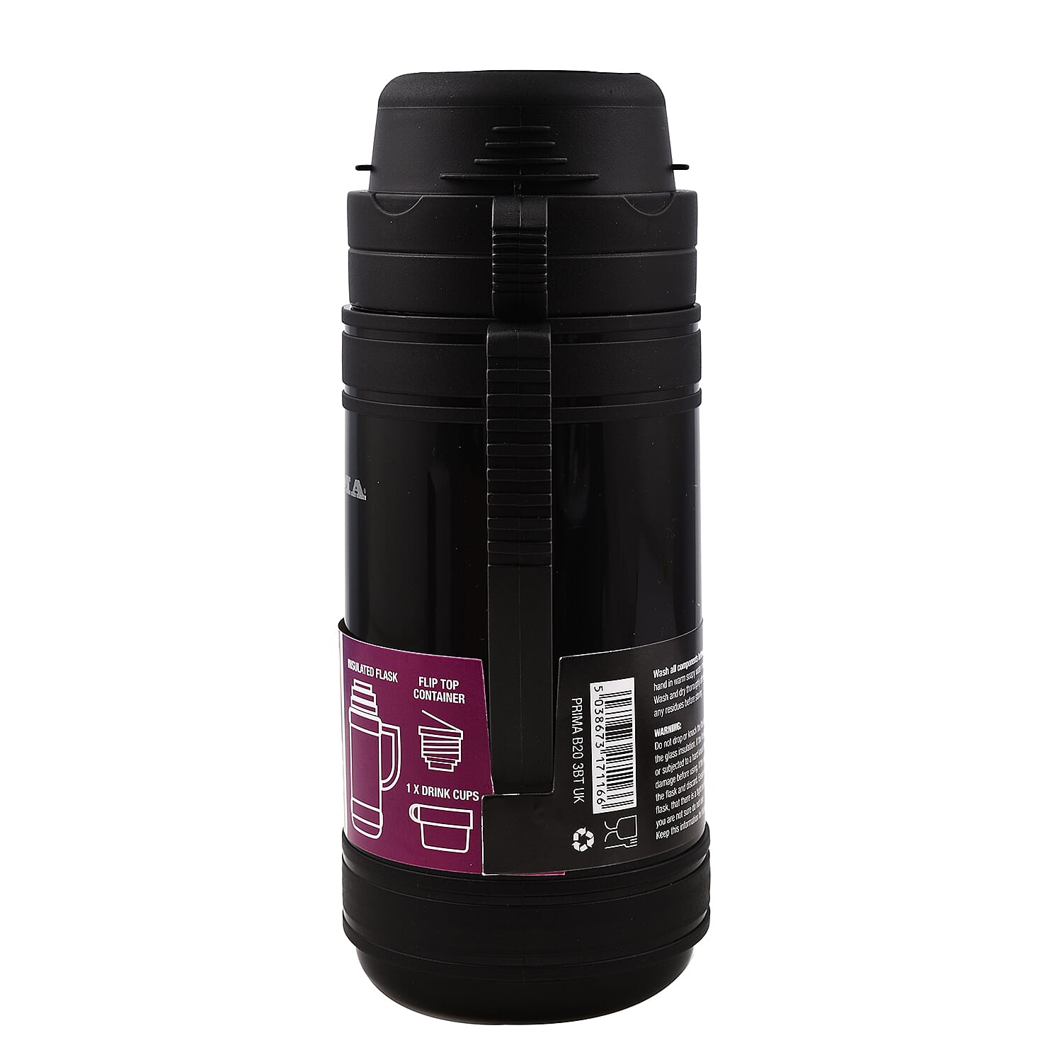 Hot and Cold Thermal Flask 0.5L - Black