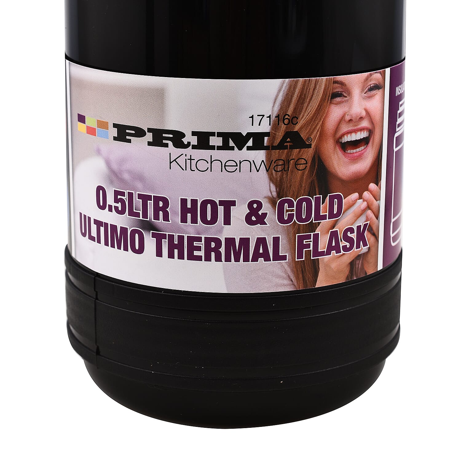 Hot and Cold Thermal Flask 0.5L - Black