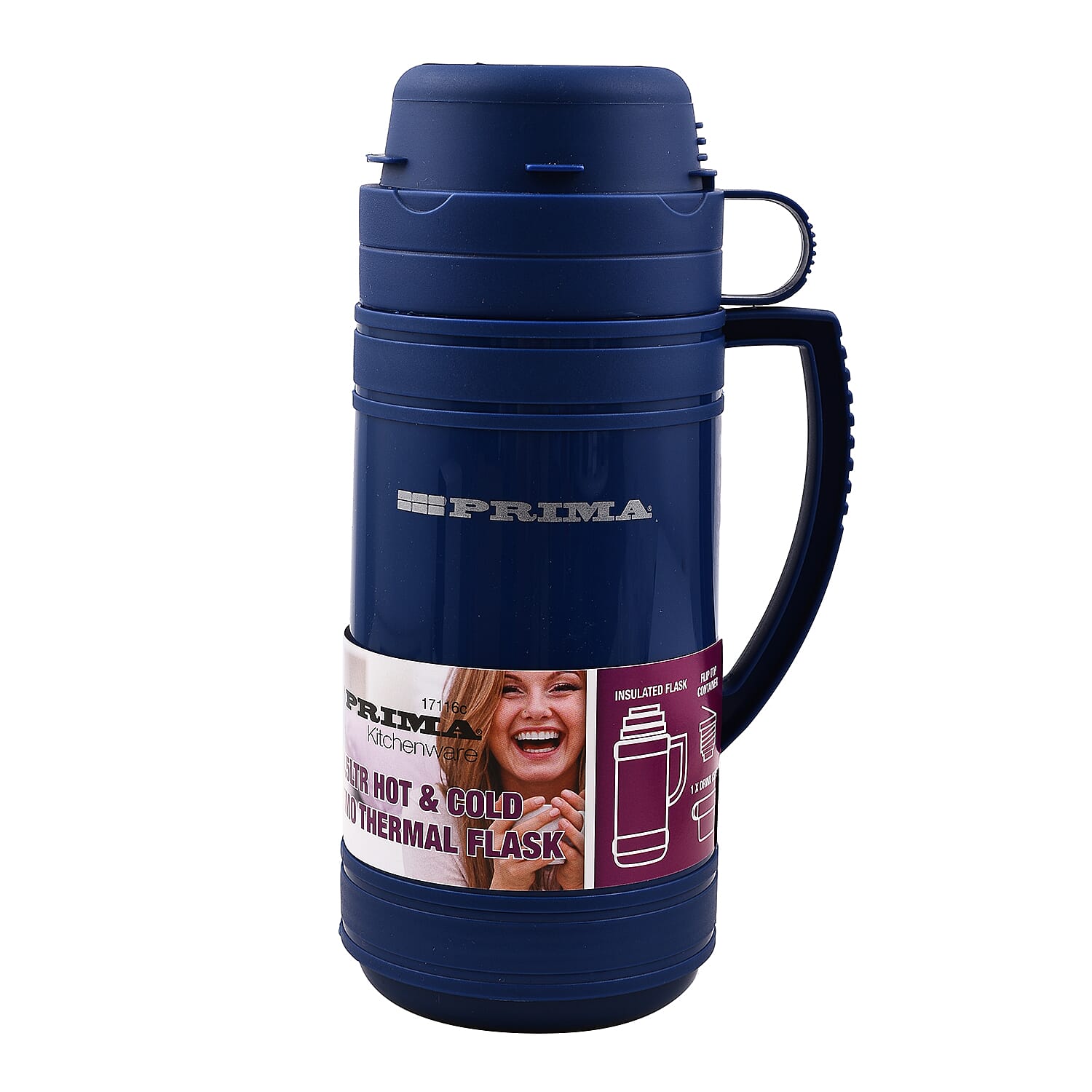 Hot and Cold Thermal Flask 0.5L - Blue