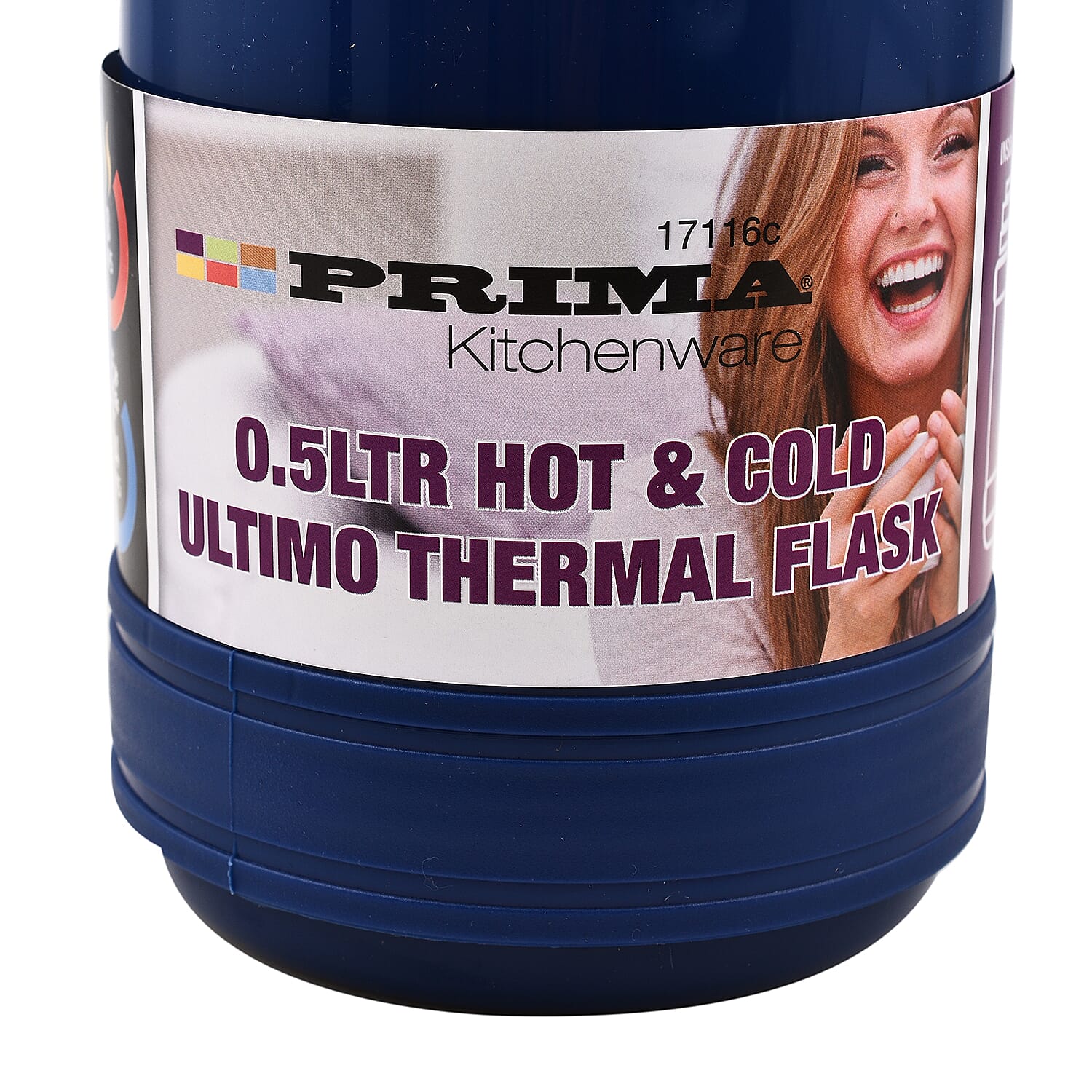 Hot and Cold Thermal Flask 0.5L - Blue