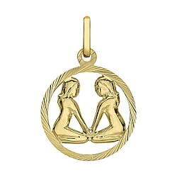 9K Yellow Gold  Pendant,  Gold Wt. 0.65 Gms