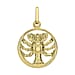 9K Yellow Gold  Pendant,  Gold Wt. 0.65 Gms