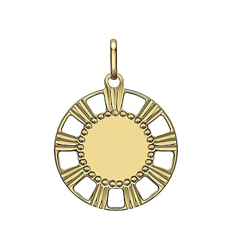 https://tjcuk.sirv.com/Products/71/8/7188763/9K-Yellow-Gold-20.2mm-28mm-Cutout-Dotted-Diamond-Cut-Edge-Round-Pendan_7188763.jpg?w=342&h=342