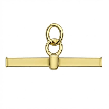 9K Yellow Gold 20mm X 10mm Square T Bar Pendant 9K Yellow Gold 20mm X 10mm Square T Bar Pendant