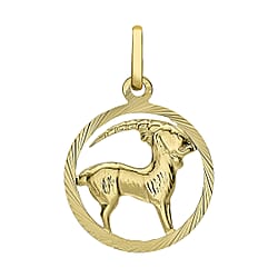 9K Yellow Gold  Pendant,  Gold Wt. 0.65 Gms