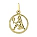 9K Yellow Gold  Pendant,  Gold Wt. 0.65 Gms