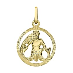 9K Yellow Gold  Pendant,  Gold Wt. 0.65 Gms