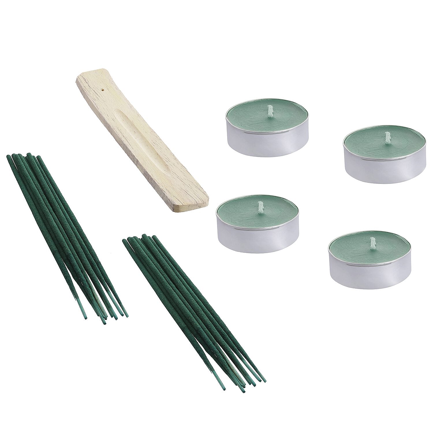 Doorbuster - Exotic Berry Christmas Fragrance Incense Gift Set with 20 Incense Sticks - Green