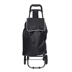 Shopping Trolley with Wheels 5 Assorted - Black