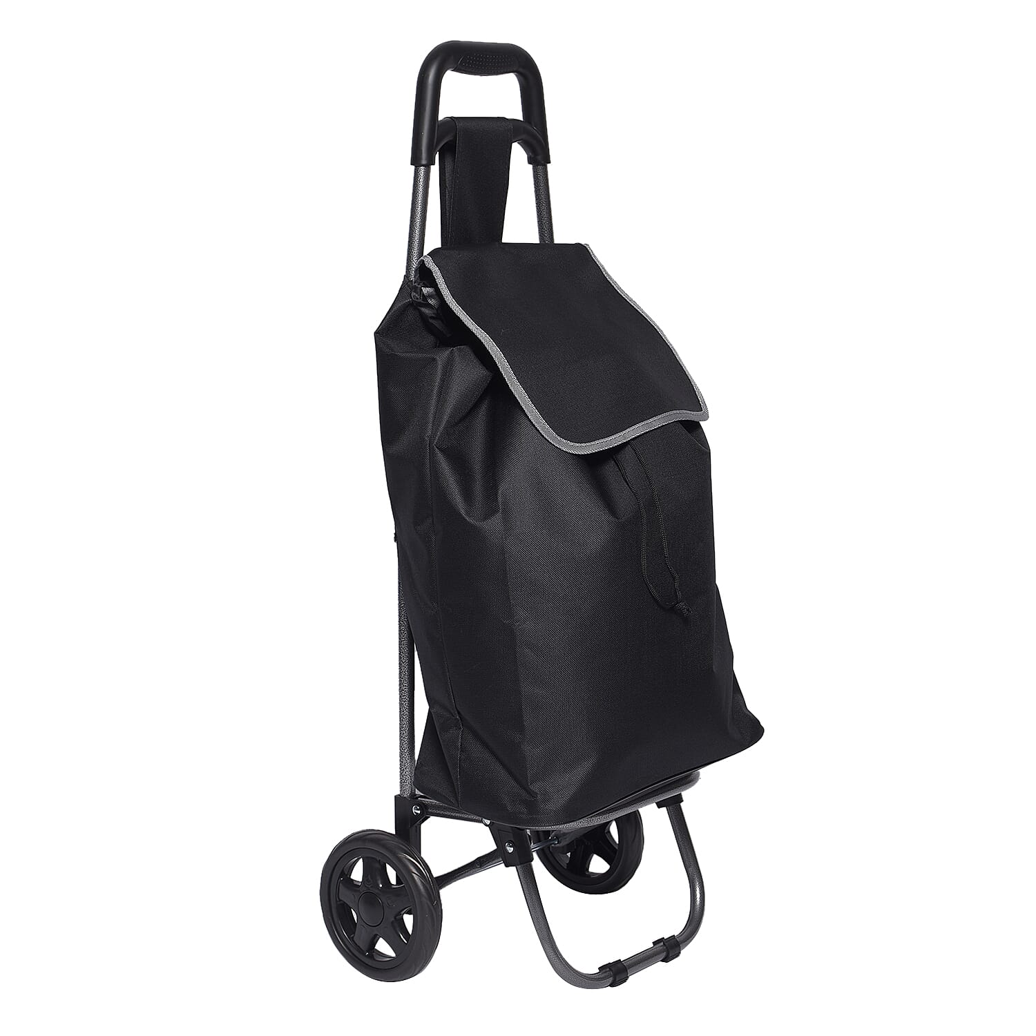 Shopping Trolley with Wheels 5 Assorted - Black