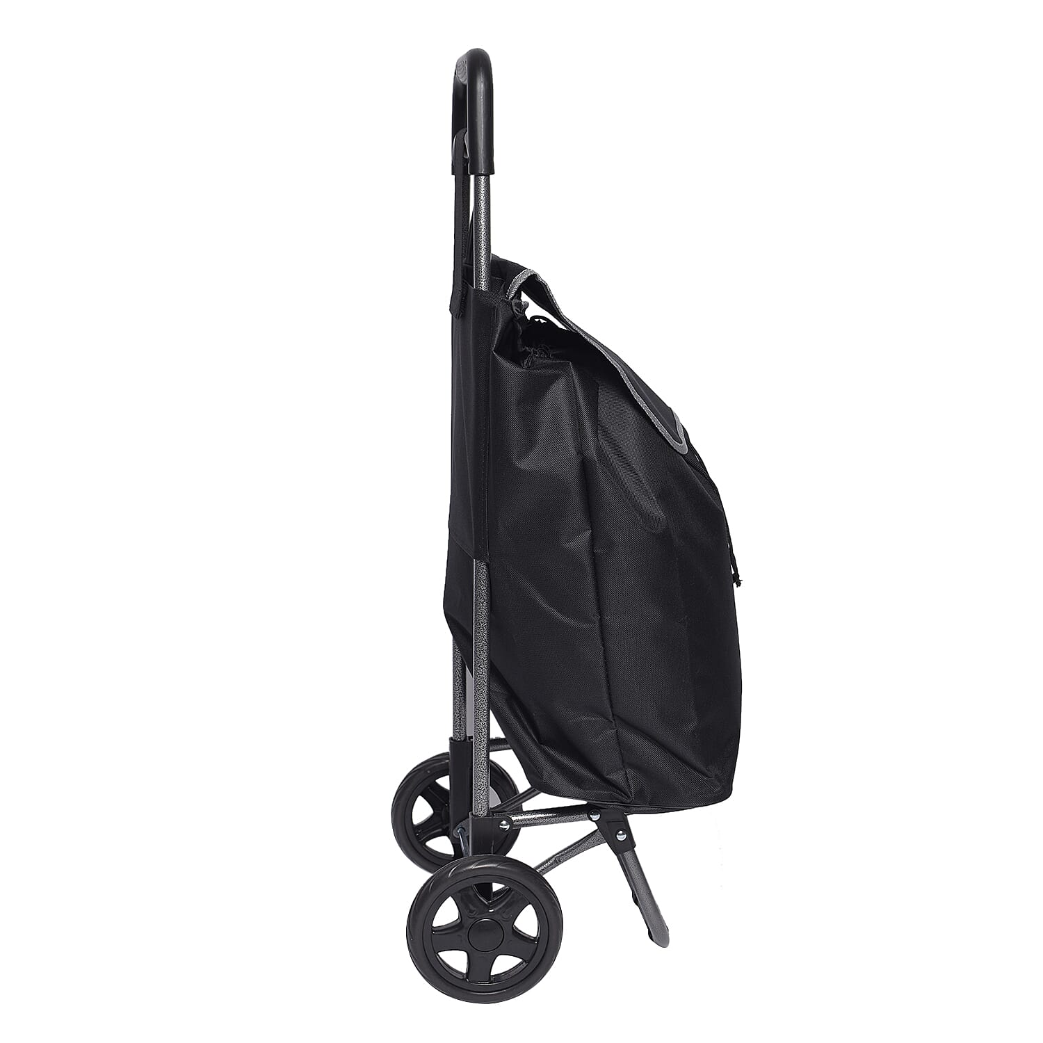 Shopping Trolley with Wheels 5 Assorted - Black