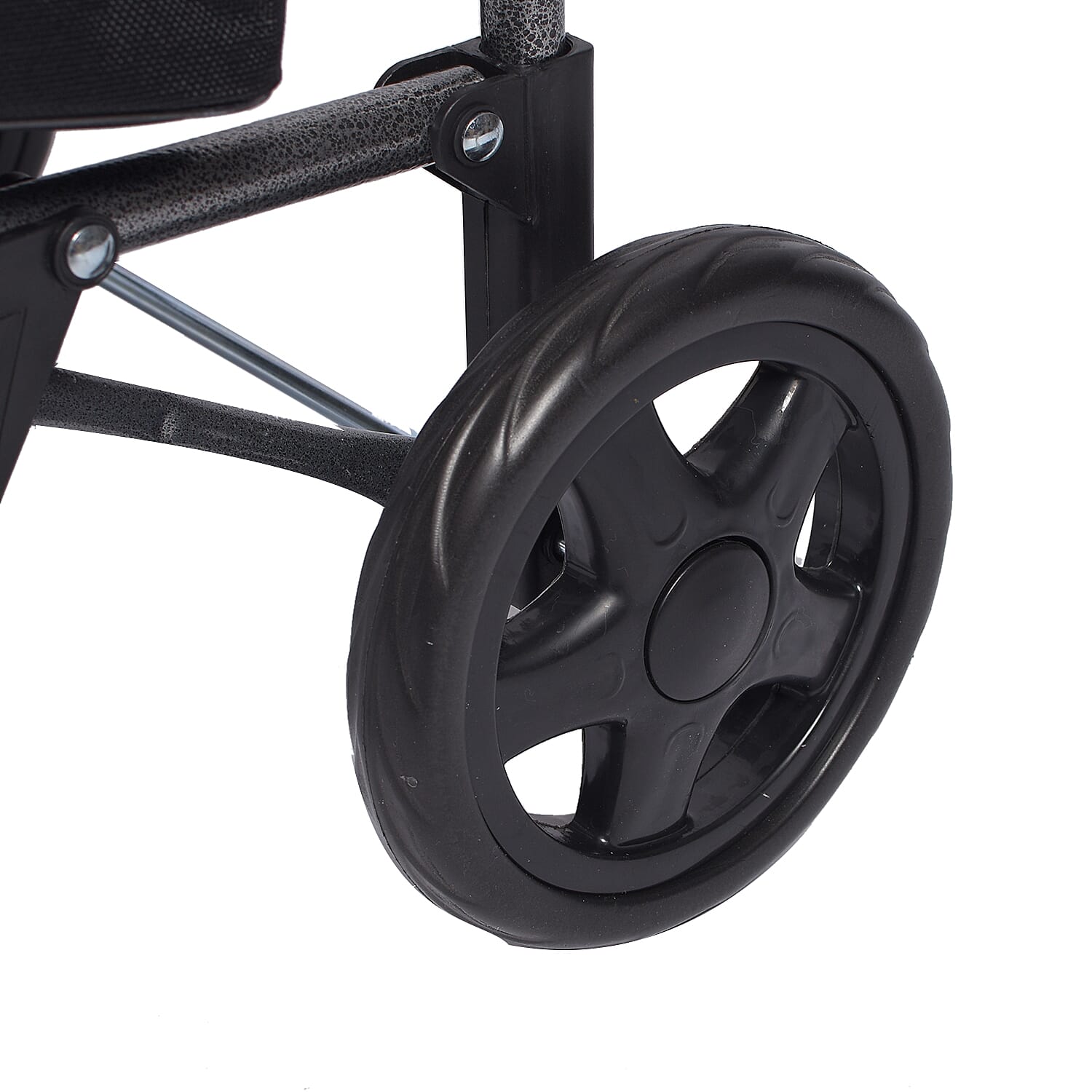 Shopping Trolley with Wheels 5 Assorted - Black