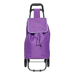 Shopping Trolley with Wheels 5 Assorted - Purple