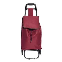 Shopping Trolley with Wheels 5 Assorted - Burgundy