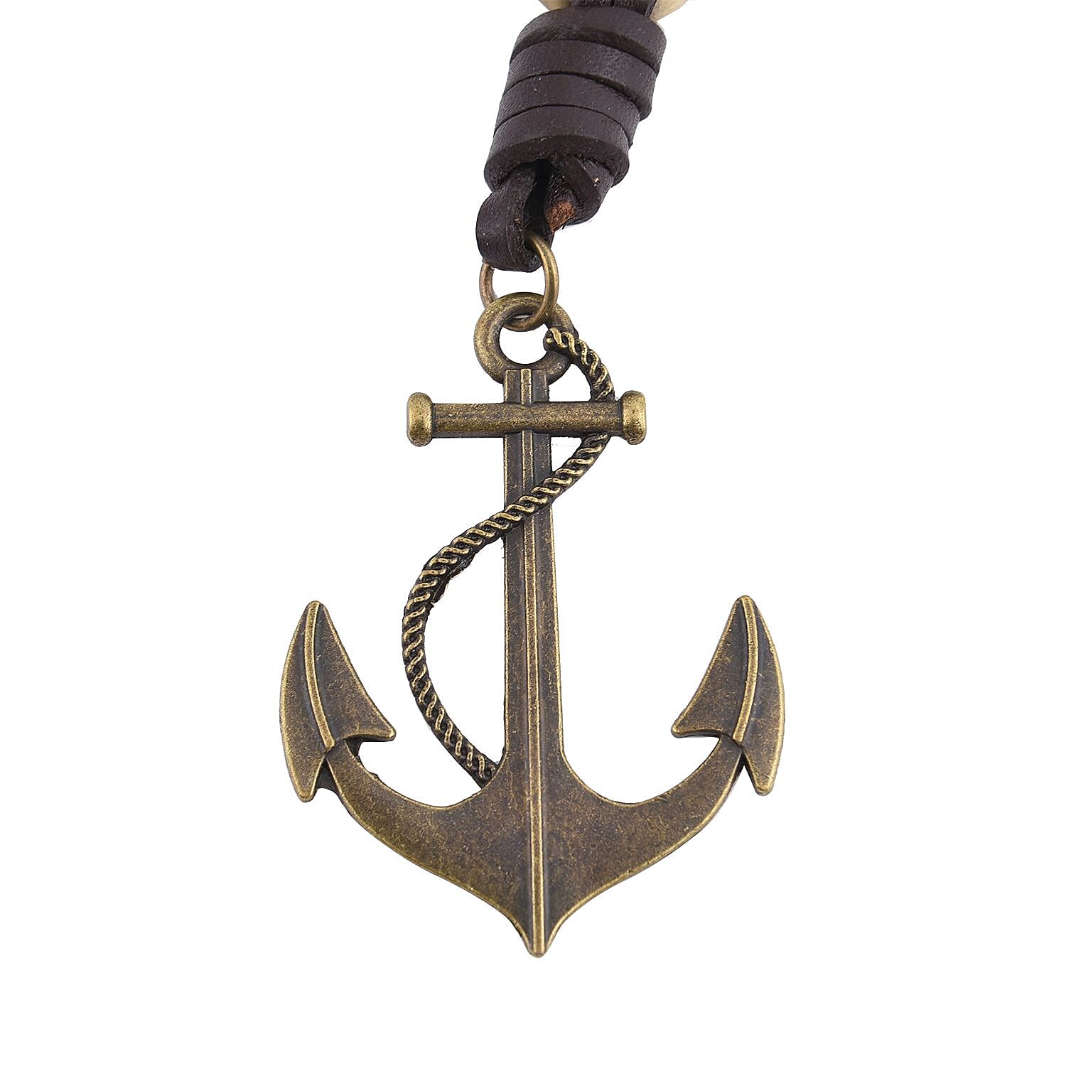 Set of 3 - Skull, Wing and Anchor Shape Keychains (Size 11 Cm) - Bronze