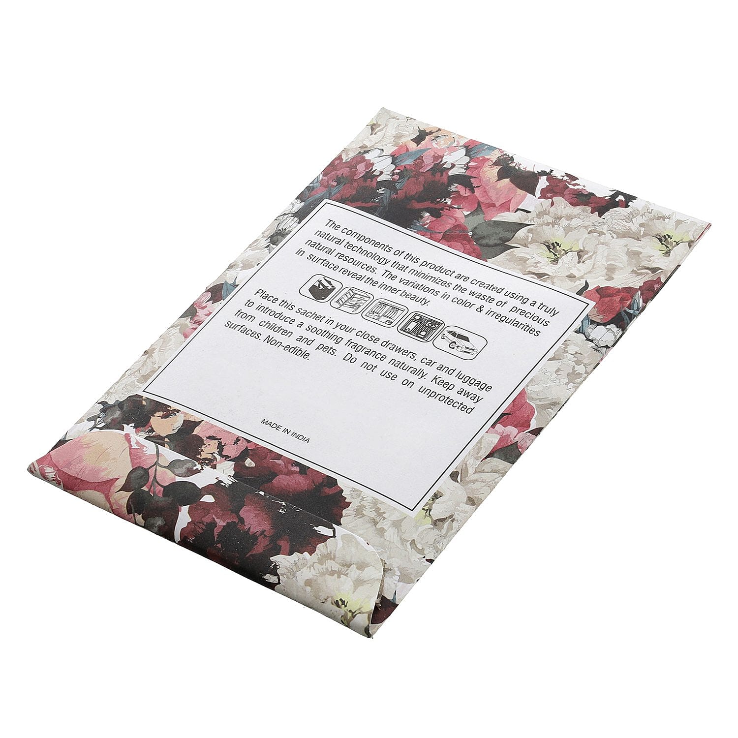 Set Of 6 - Fragrance Sachets With Header Faith Floral Cotton Blossom - Pink