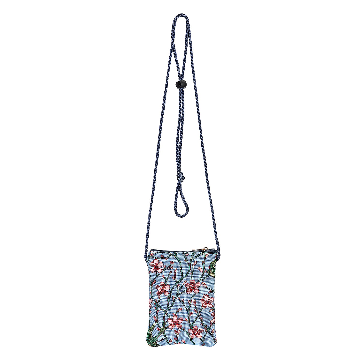 Polyester Crossbody Bag - Blue
