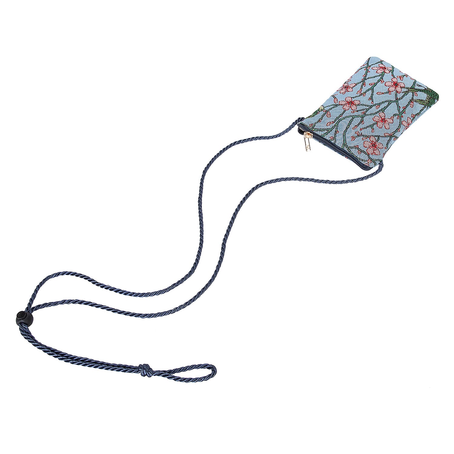 Polyester Crossbody Bag - Blue