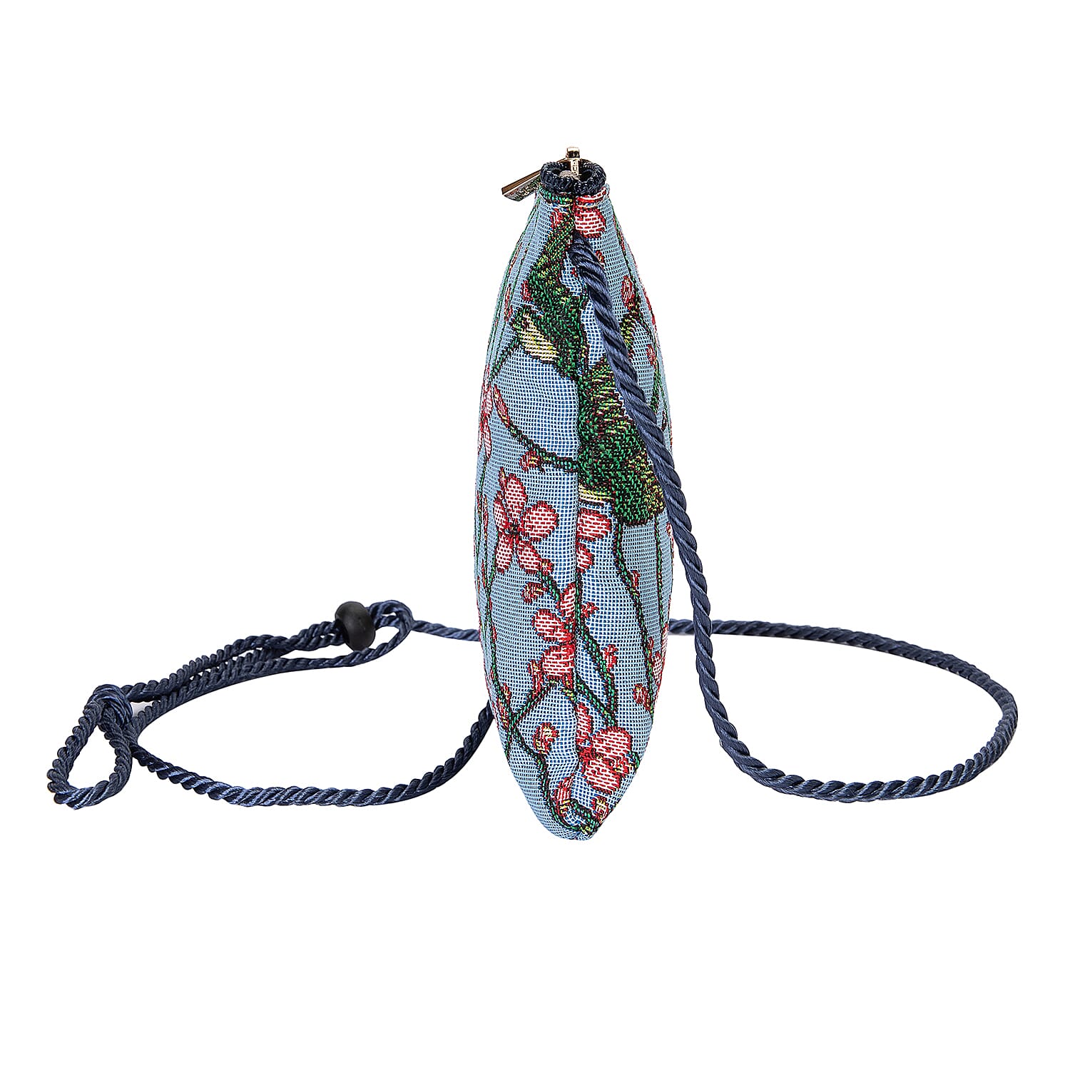 Polyester Crossbody Bag - Blue