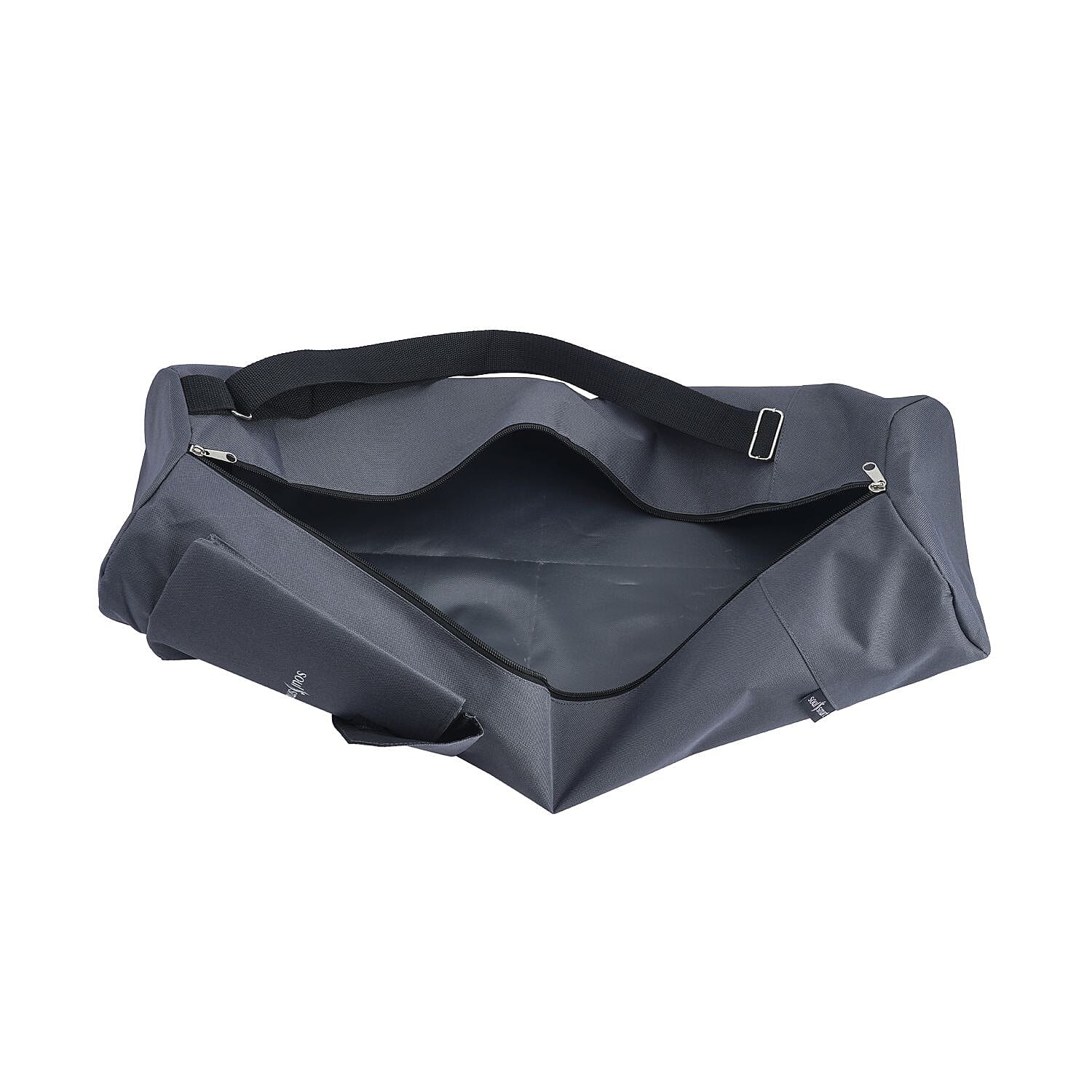Soul Smart Solid Yoga Bag With Shoulder Strap (Size70x20) - Grey