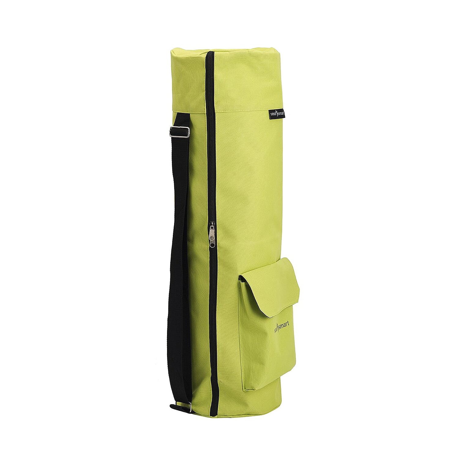 Soul Smart Solid Yoga Bag with Shoulder Strap (Size 70x20 cm) - Light Green