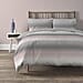 Copenhagen Faded Stripe Duvet Cover with 2 Pcs Pillow Case King - Blush