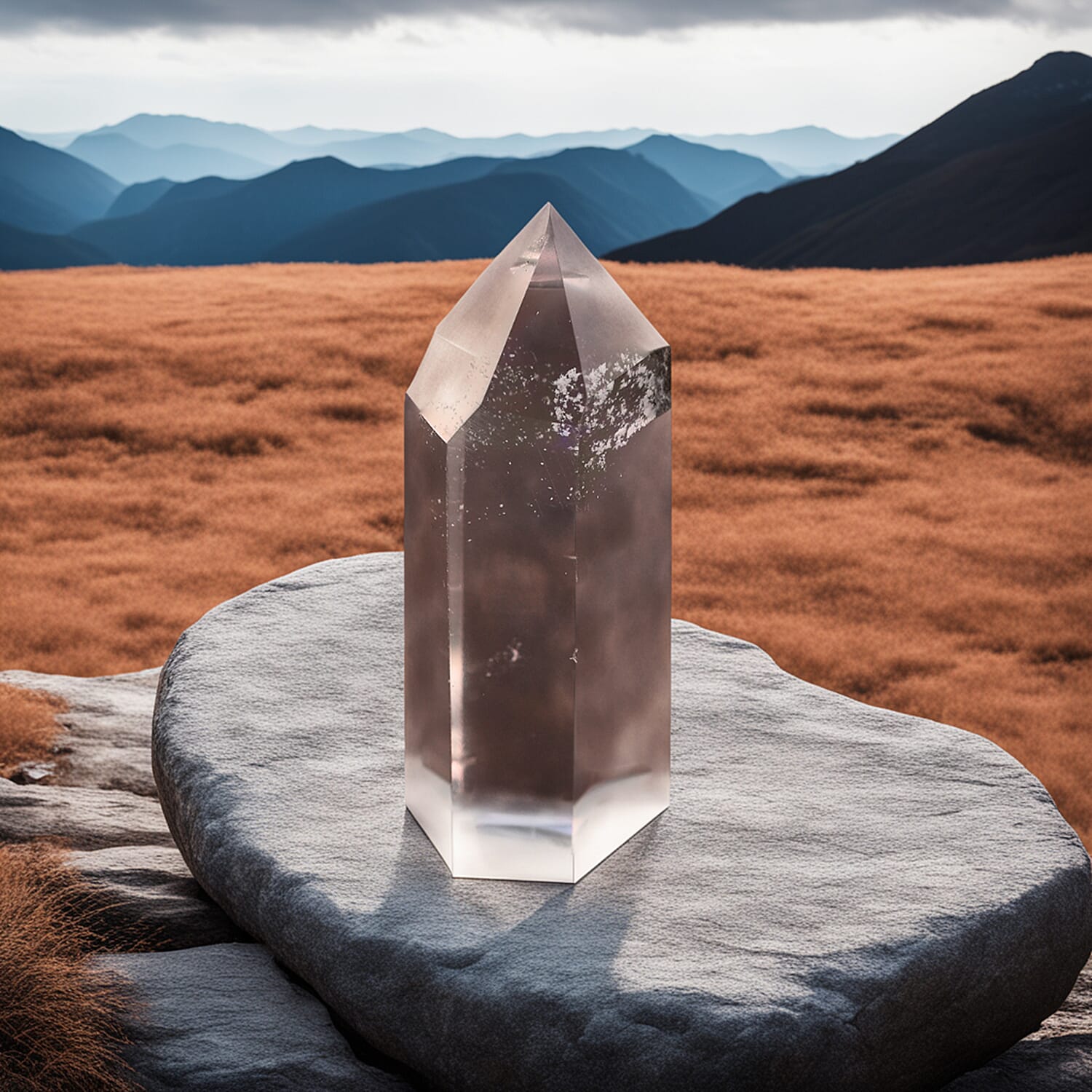 Gem Treasures - Clear Quartz Point 100 cts.