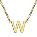 9K Yellow Gold 3.5mm X 5mm 'R' Initial Adjustable Necklace 15 to 17 Inch