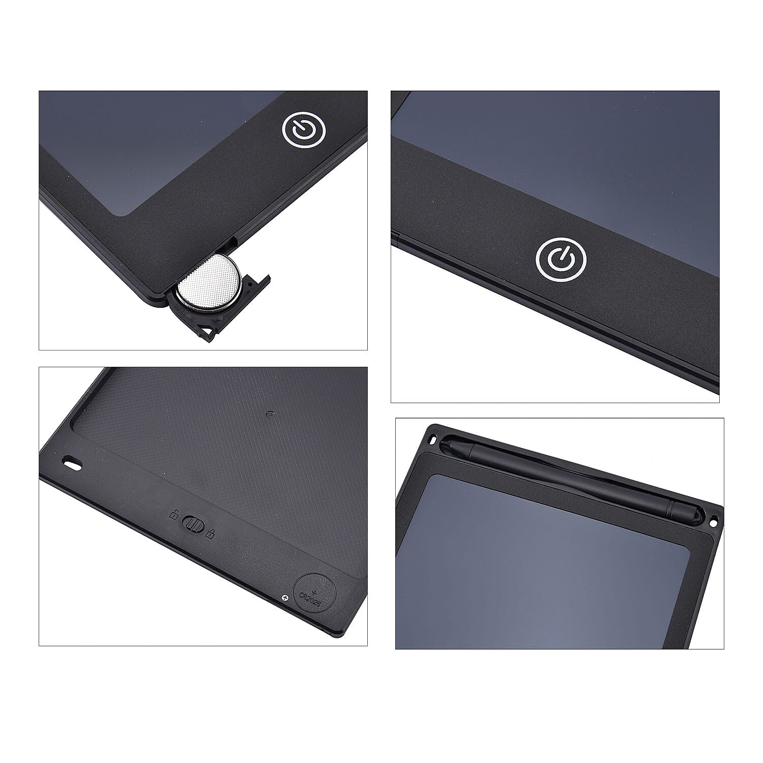 Set of TWO LCD E-Writer Electronic Writing Pad - Black 